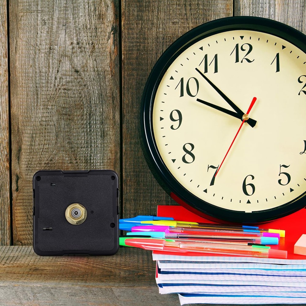 Gatuida Clock Mechanism Replacement, Movement Medium, Black