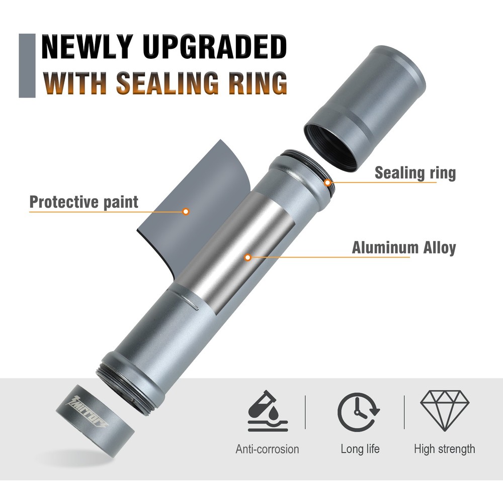 3mirrors TIG Welding Tungsten Electrode Storage Solution 3 Section Magnetic Case