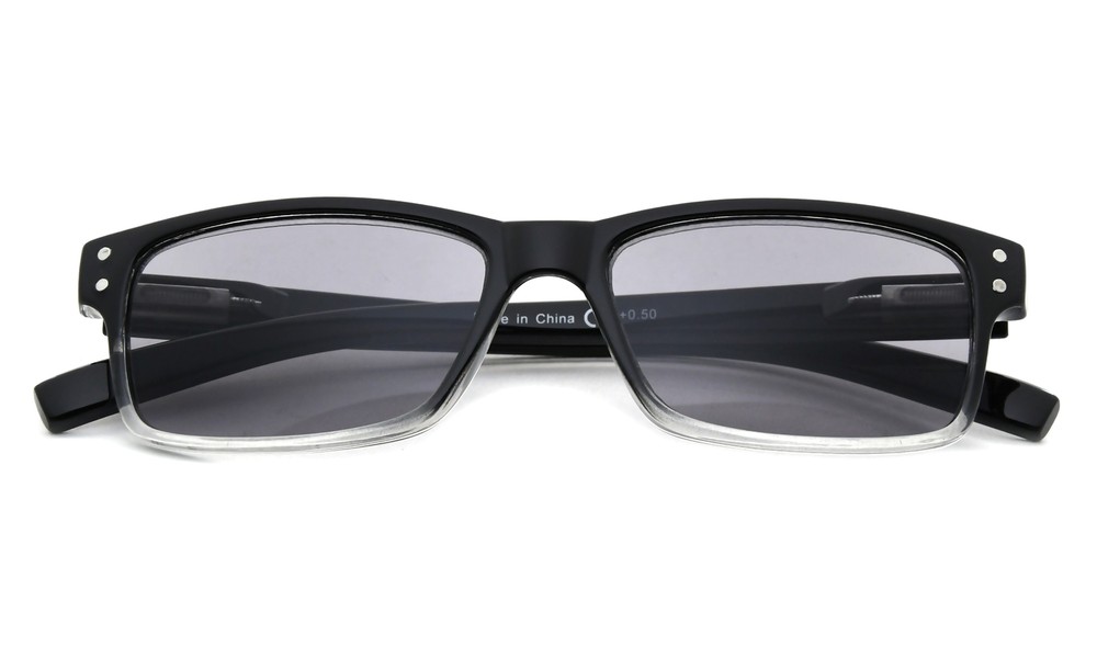Eyekepper 5 pack Retro Reading Glasses with Spring Hinges Men Include Sunglasses