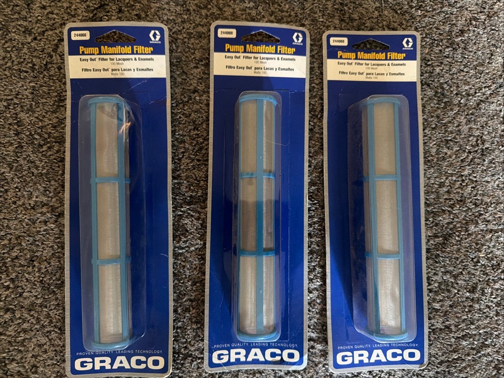 GRACO Pump Manifold filter  3 Pack - 244068