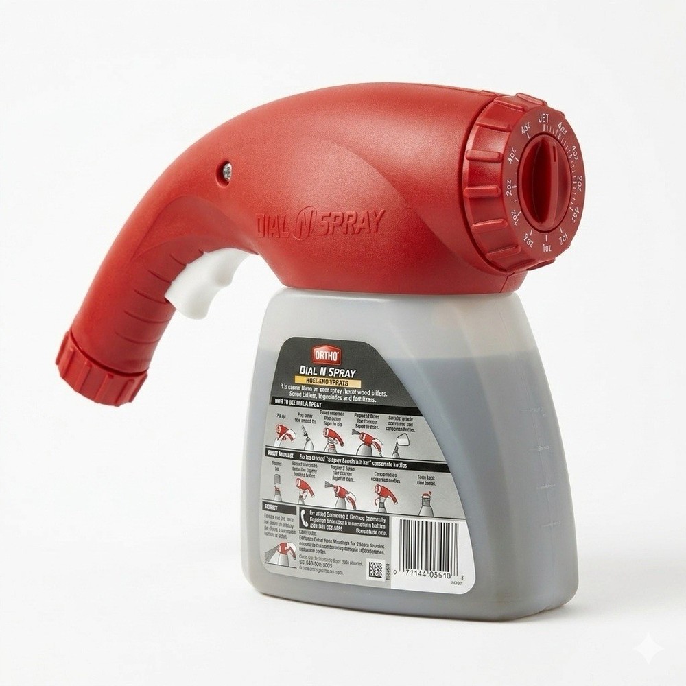 Ortho Dial N Spray 3-Pattern Multi-Use Hose-End Sprayer for Concentrates