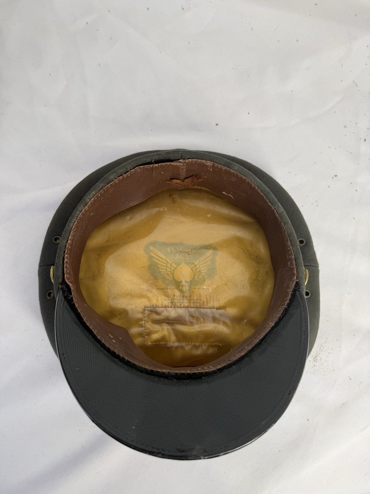 Original US Army Sr. Officers Visor Hat ,Flight Ace