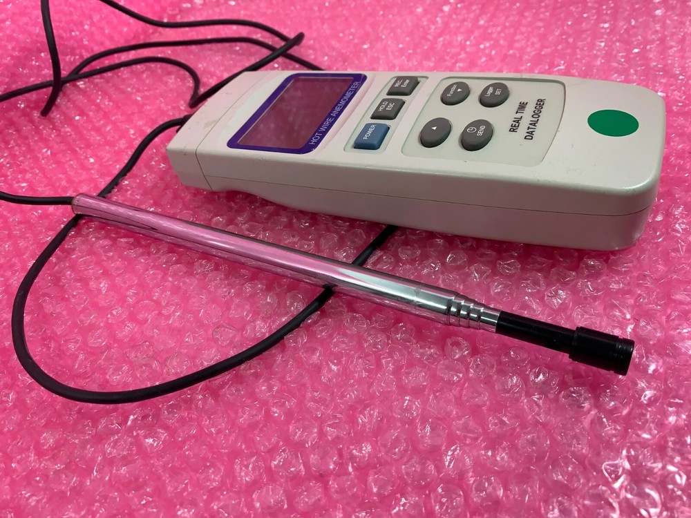 Omega Hot Wire Anemometer- Real Time Data Logger