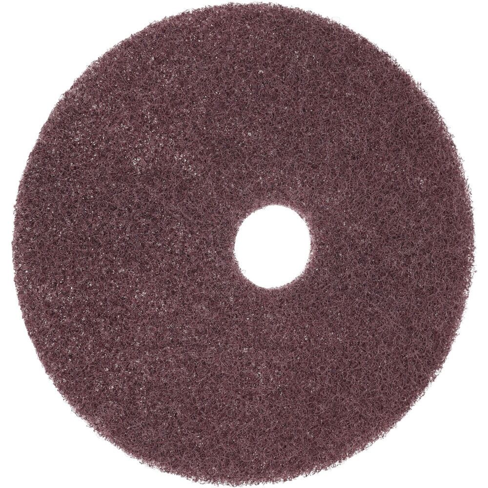 PRO SOURCE Maroon Extra Heavy Duty Floor Stripping Pads: 5 Pack, 19" Diameter