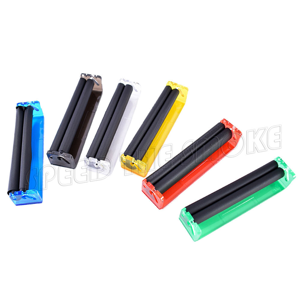 Plastic Rolling Papers Rolling Machine Cigarette Hand Roller Maker 110mm New