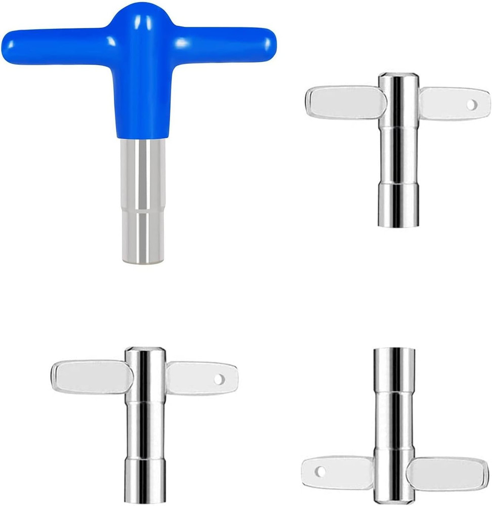 High Torque Drum Keys with Advanced Material, Rubber Plastic Handles Universal