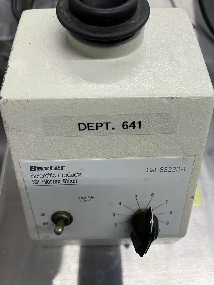 Baxter Vortex Mixer Cat. S82231-work well