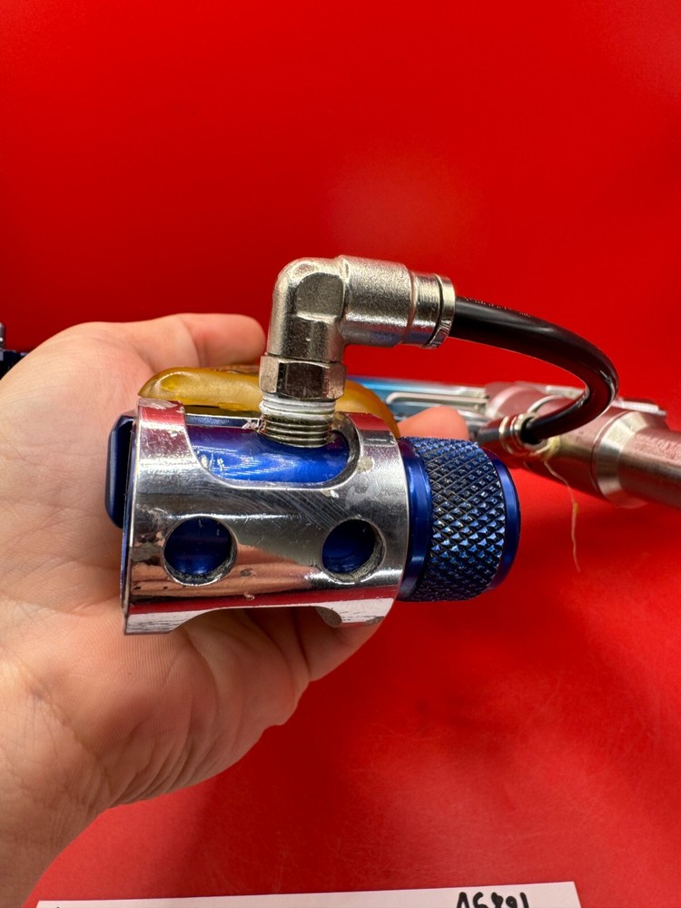 Shock Tech Vortex Autococker - Black/Silver Fade - Not Working