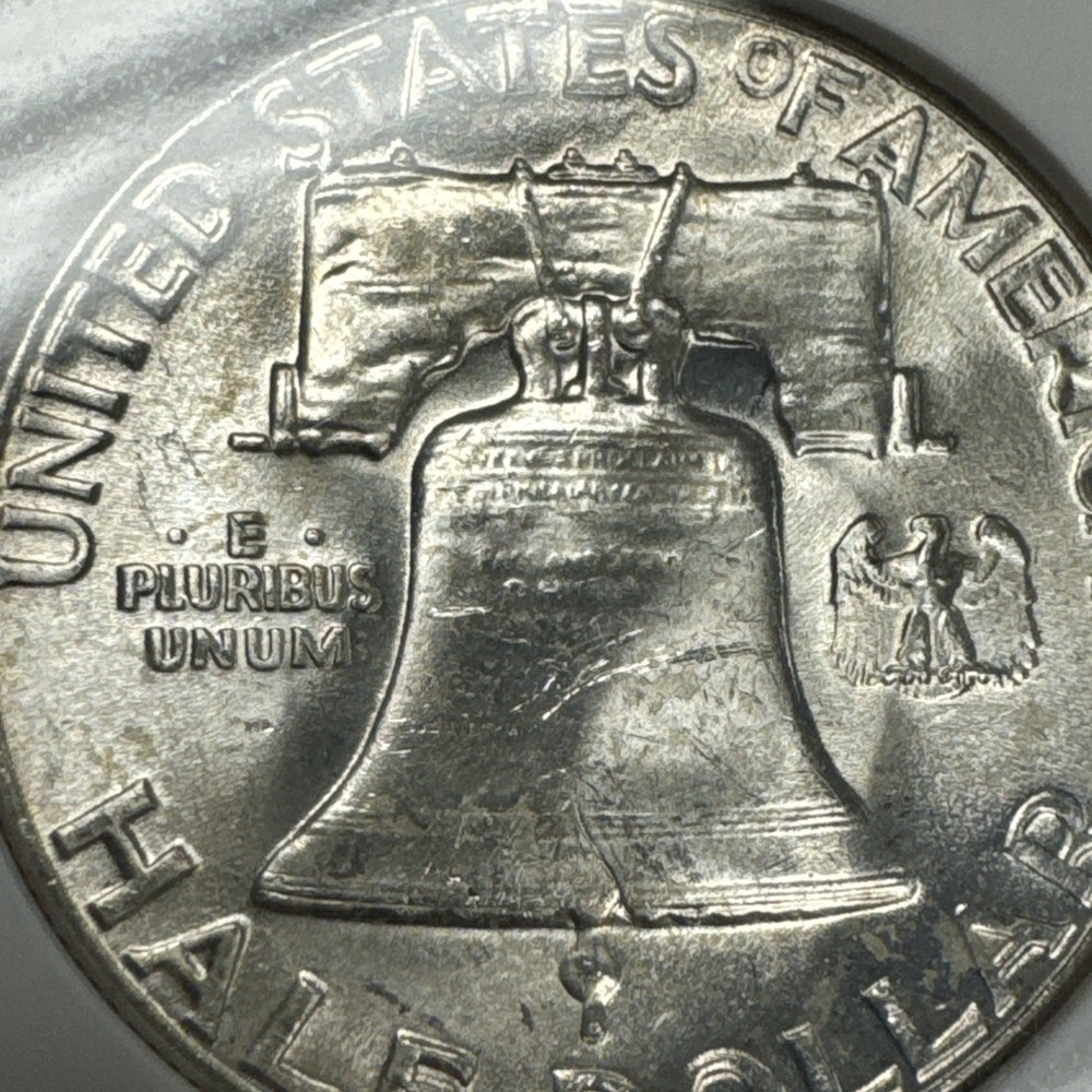 1957 Franklin Silver Half Dollar NGC MS64 BU Uncirculated.