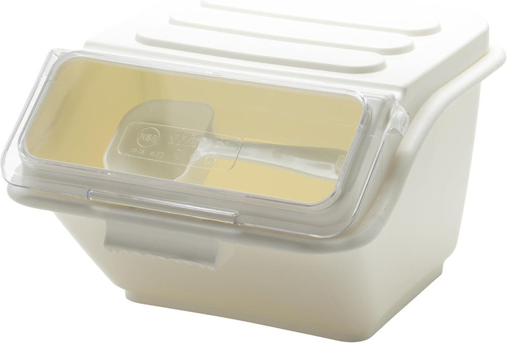 IB-2S Shelf Ingredient Bins 2 Gal (40 Cup Capacity), White