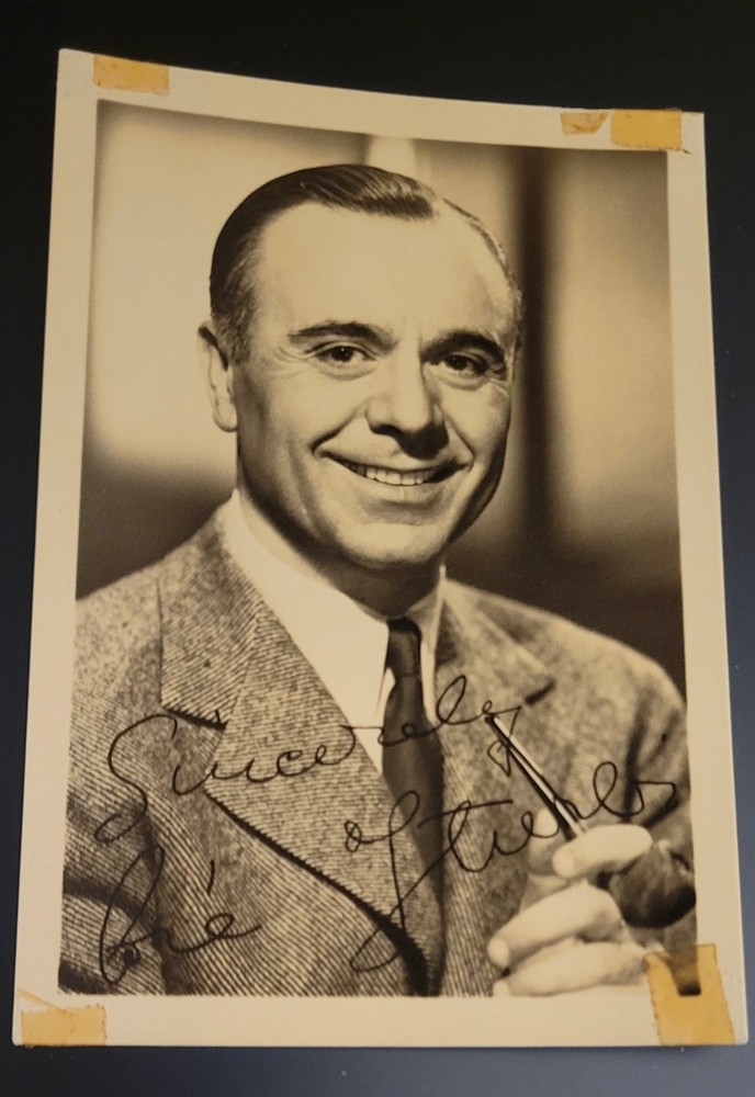 Vintage Jose Iturbi Signed Photo 3.5 by 5