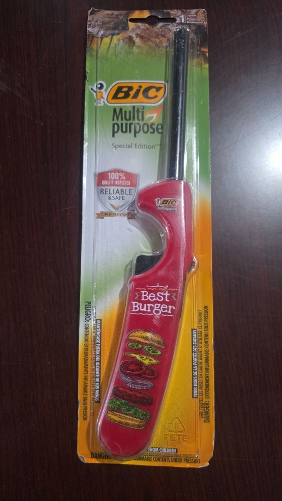BIC Multi-purpose Special Edition lighter- (Color will very red or black)