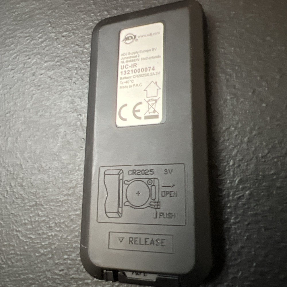 American DJ UC IR Infrared Remote Control