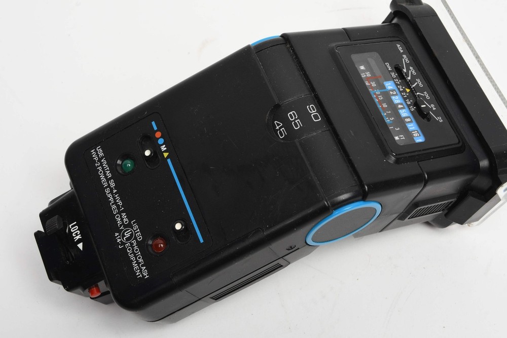 Vivitar Zoom Thyristor 2500 Shoe Mount Flash w/Diffuser, tested