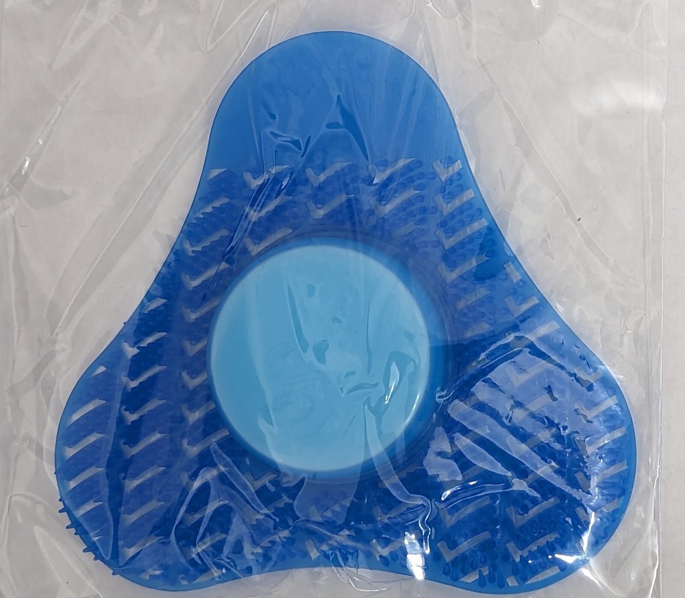 Premium Urinal Screen Deodorizer with Urinal Cakes Ocean Blue Scent - 3 Pack