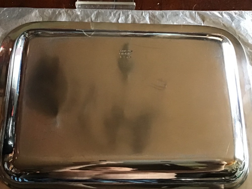 Victorian EPNS Rectangular Entree Dish,1878,11 inches x 7.good condition for age
