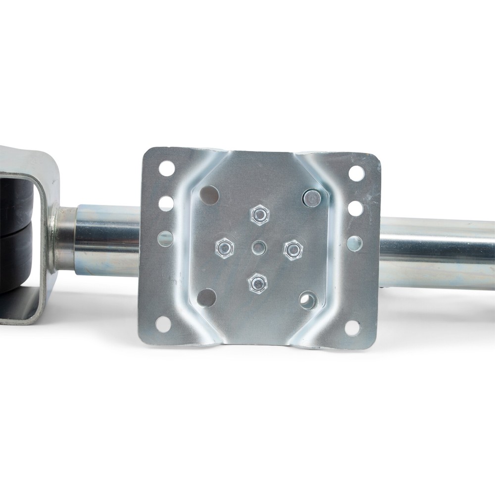 Zinc Plated Boat Trailer Ram Dual Wheel Tongue Jack Swivel Mount 1500lb