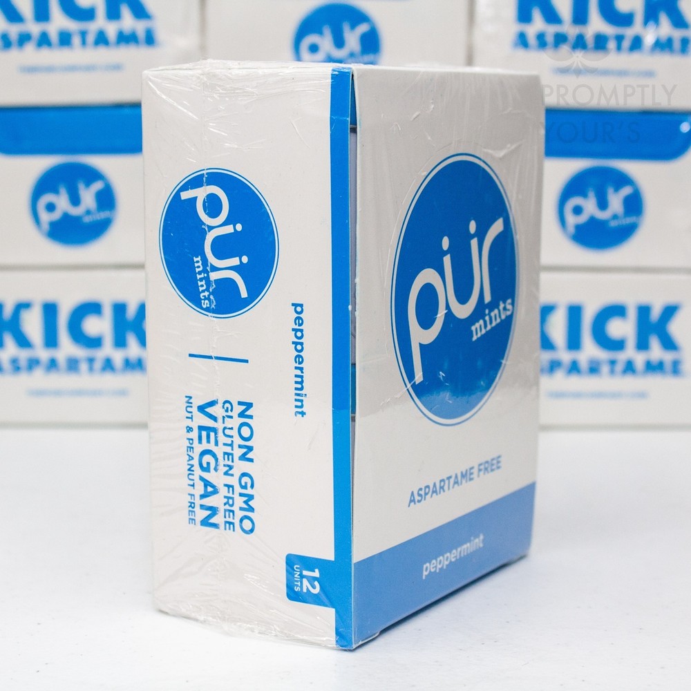 PUR Mints - Peppermint - Sugar-Free, 12-Pack