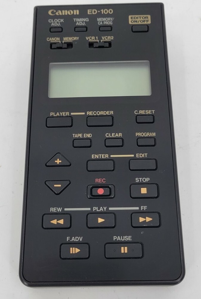 Canon ED-100 Video Editor Remote - Powers On - AS-IS - EB-7600
