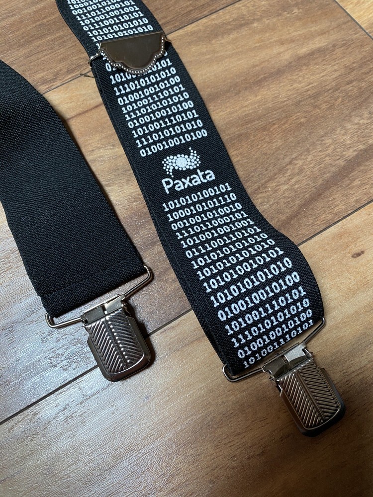 Paxata Computer / Data Geek - Binary Suspenders Computing Cyber Tech Vaporwave