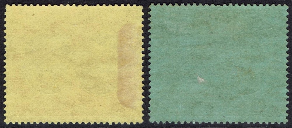 BERMUDA 1920 KGV TERCENTENARY 4D AND 1/-