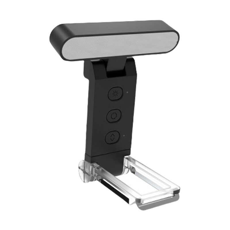 Plastic Eye Caring LED Clip Lamp with Adjustable Brightness and Flexible Arm