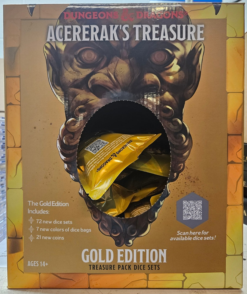 D&D Acererak's Treasure Pack Gold Edition 1x Pack pulled from New Display