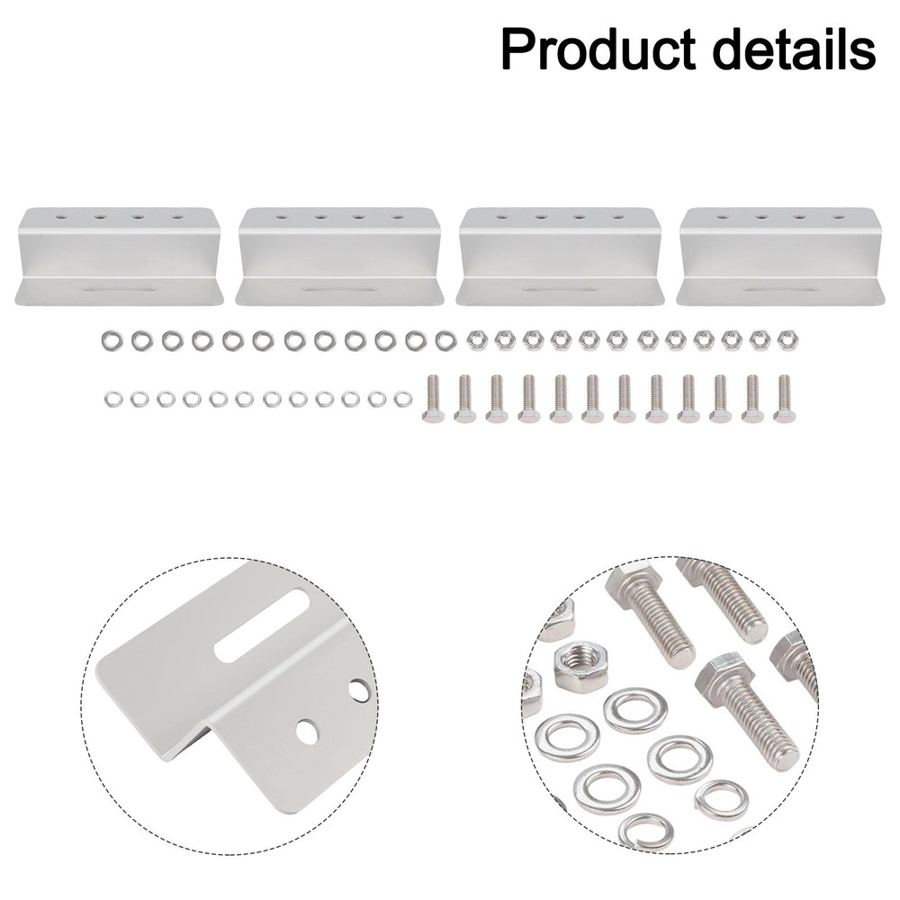 Aluminum Z Brackets Easy Installation Brackets Lightweight Mounting Solution