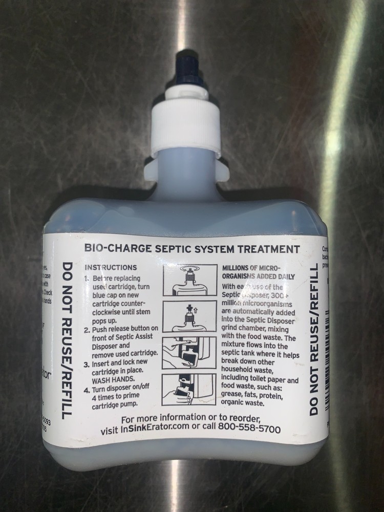 INSINKERATOR EVOLUTION SEPTIC ASSIST BIO CHARGE 16 FL OZ - 74673