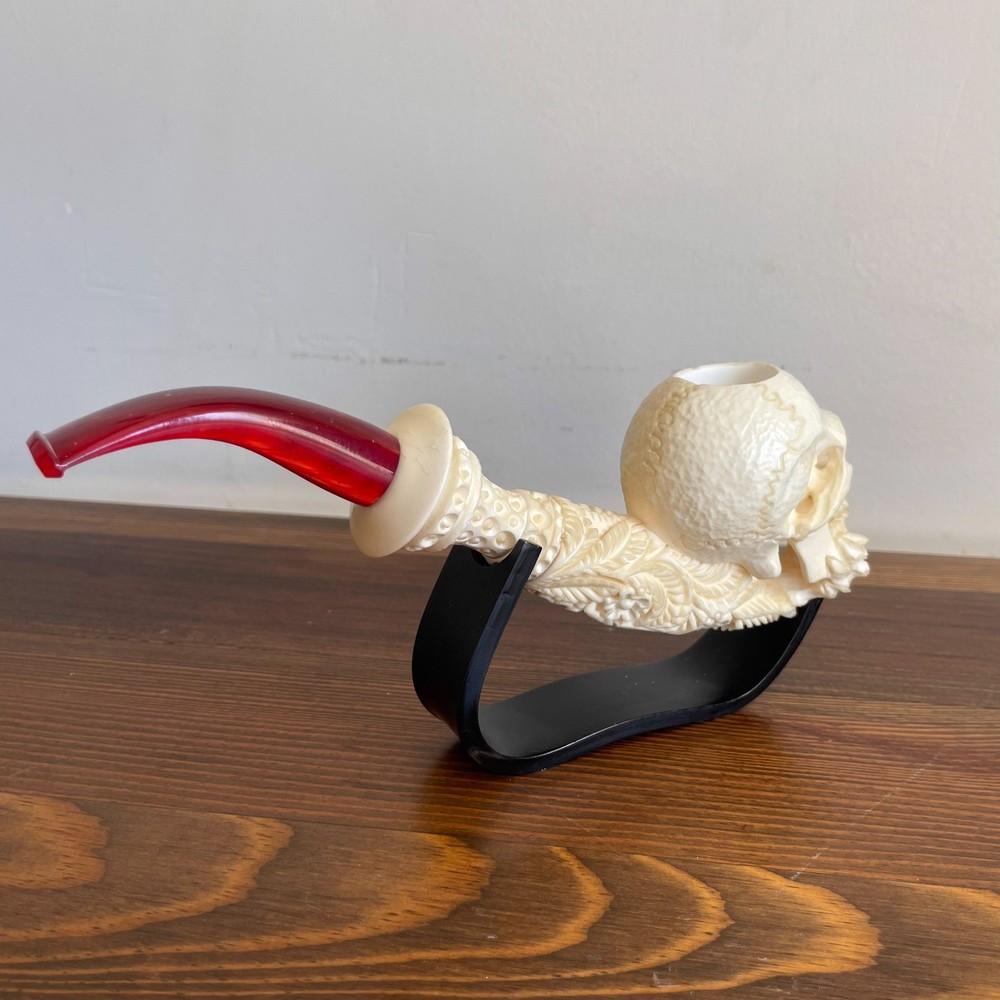 S.Yanik Meerschaum Pipe Skull