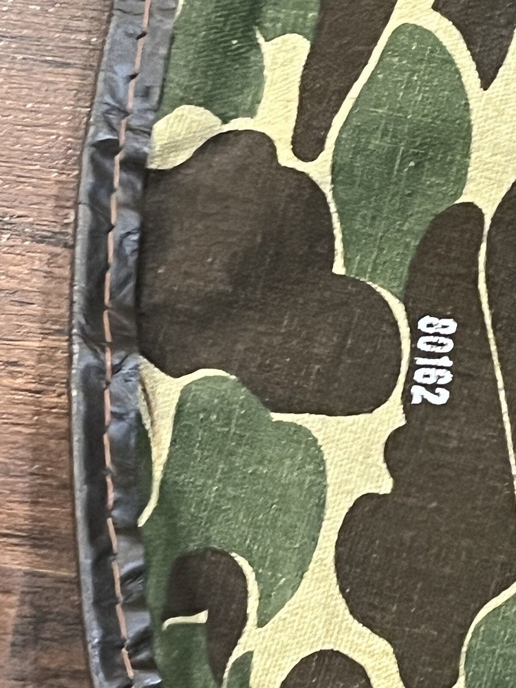 vintage camo bow bag