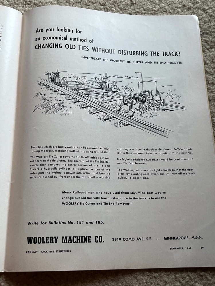 Railway Track and Structures - September 1958