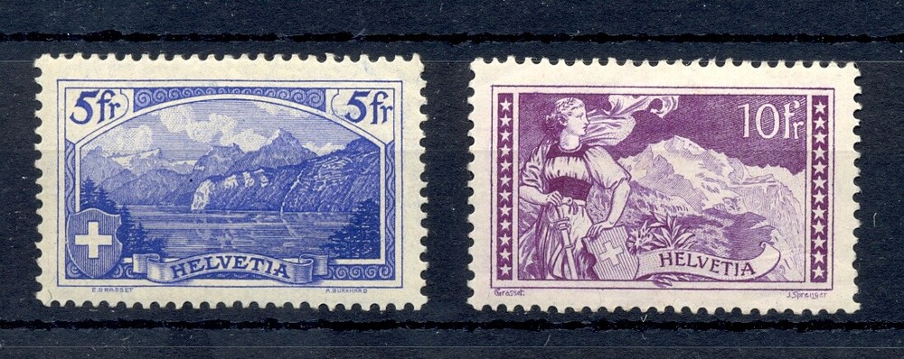SWITZERLAND 1914 - MI#122/23 -* MH --VF