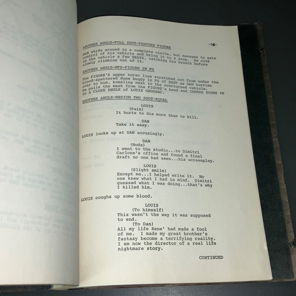 SEVENTH VICTIM (c1970s) Unmade Action-Exploitation w/Casting Notes + COA!