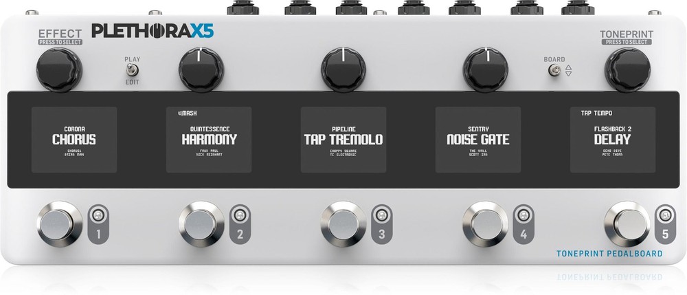 TC Electronic PLETHORA X5 TonePrint Multi-FX Pedalboard