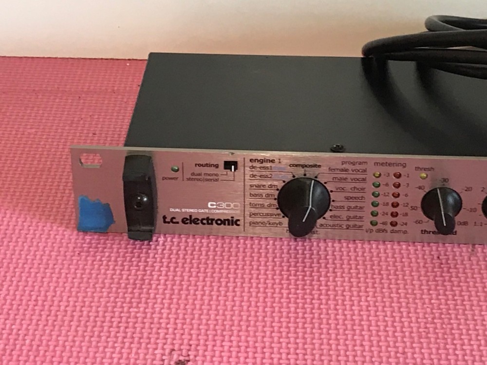 Tc Electronic C300 Dual Stereo Gate Compressor tested / working