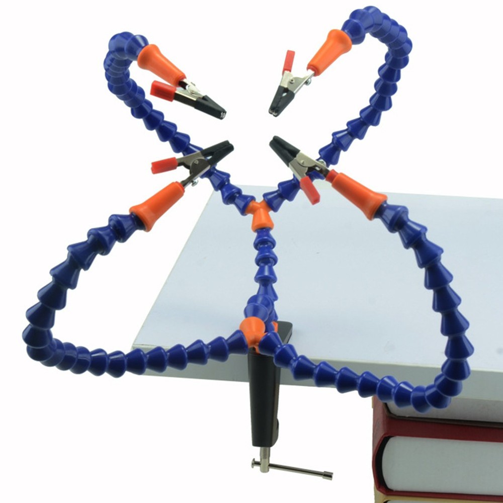 Adjustable Clip Soldering Clamp Pcb Holder for Clamp-on Bench Vise