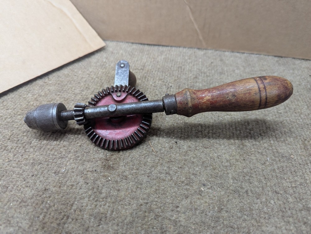 Vintage DUNLAP Hand Crank Egg Beater Drill