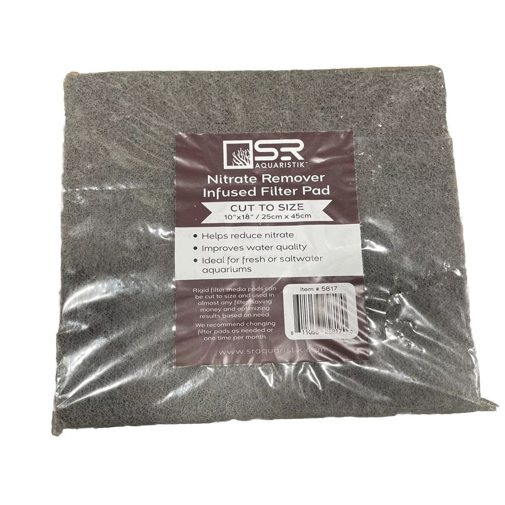 SR Aquariatik Nitrate Removing Filter Pad - 10” X 18”