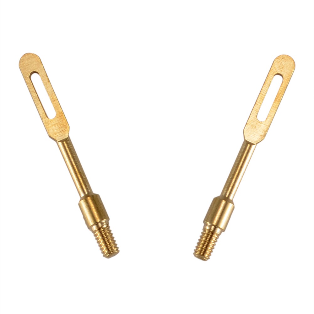 2 Pcs/Lots .30 Cal Solid Brass Slotted Tips Gun Clean Patch Puller Patch Holder
