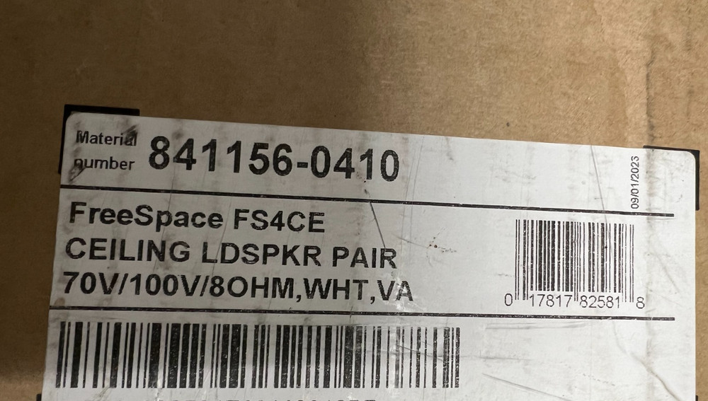 Bose FreeSpace FS4CE 200W In-Ceiling 4.5" Loudspeaker White ( One Pair )