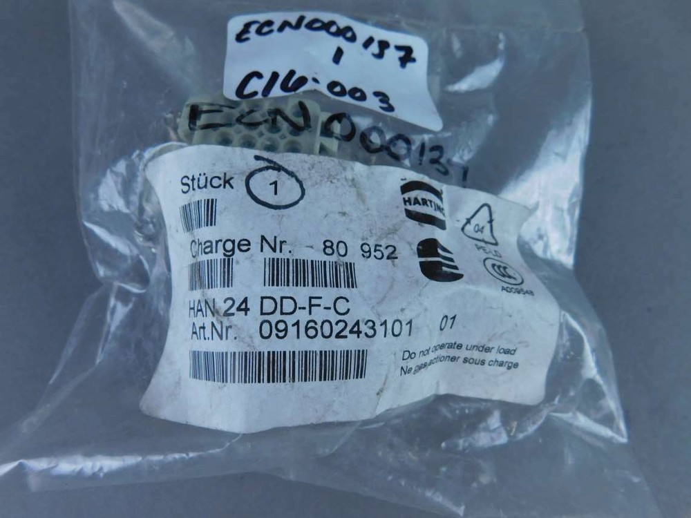 Harting 09162243101 Connector - NEW Surplus!