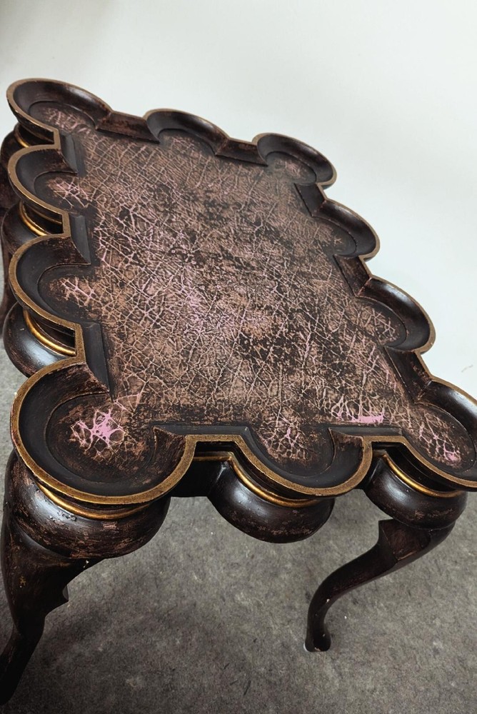 Scalloped Coffee Table Or Cocktail Table