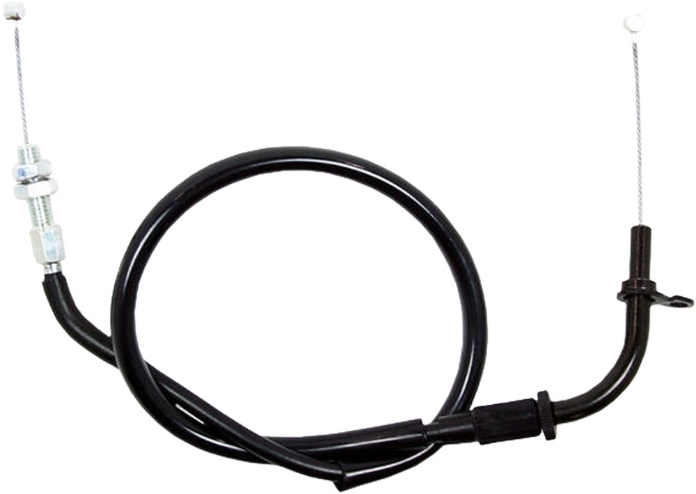 Black Vinyl Throttle Pull Cable