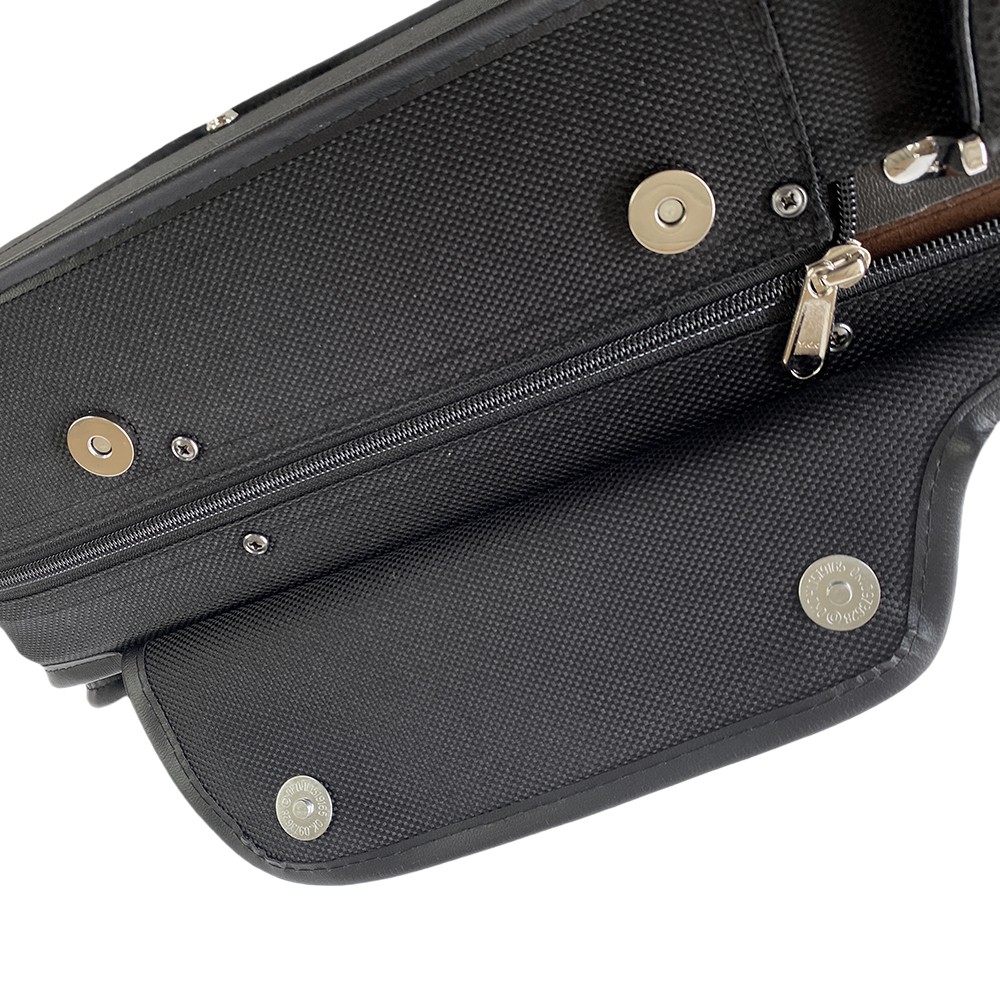 Adjustable 4/4 Full Size Double Violin Case Viola Case with 4 Bow Holders