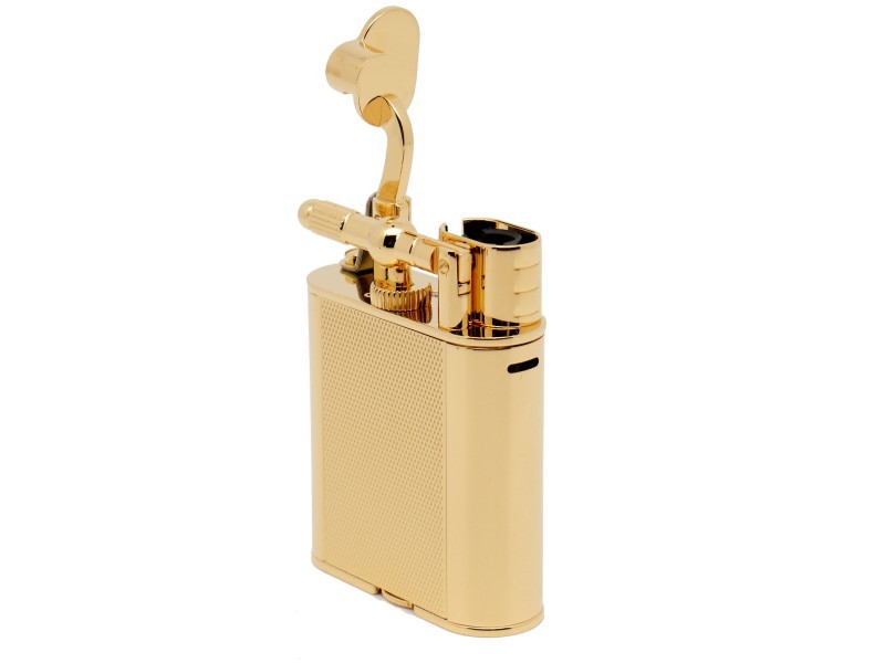 Dunhill Lighter Unique Turbo Barley Gold Plated