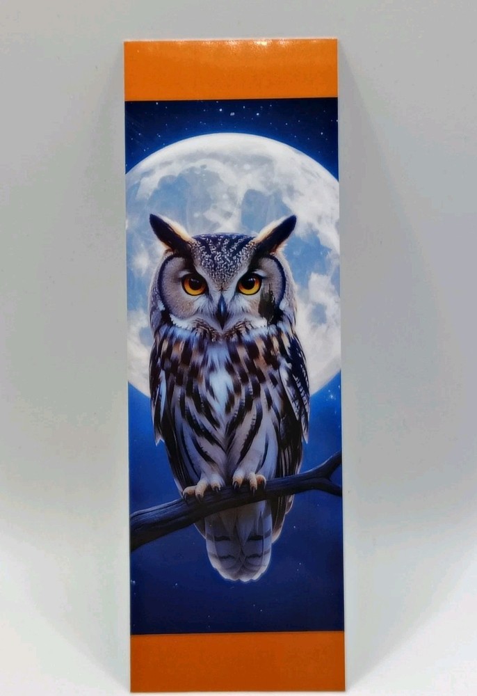 Moonlit Watcher Owl Bookmark