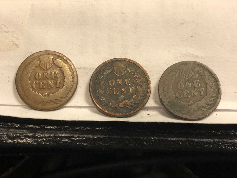 1874 - 1876 Indian head Cents (B-1)