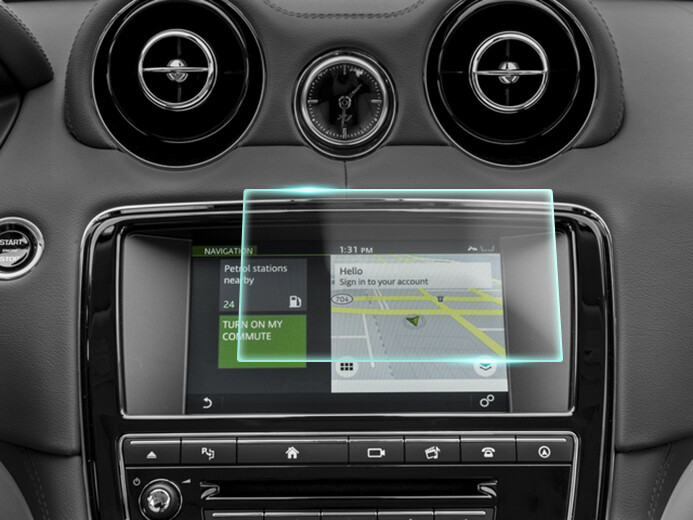 Crystal Clear Screen Protector for 2017 Jaguar XJ Vehicle Navigation