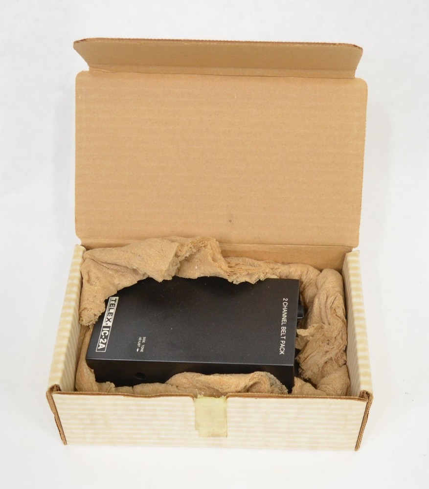 Telex IC-2A 2-Channel Wired Intercom Stereo Belt Pack